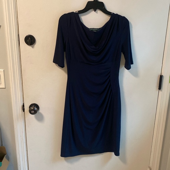 Lauren Ralph Lauren Navy Dress - Picture 1 of 5